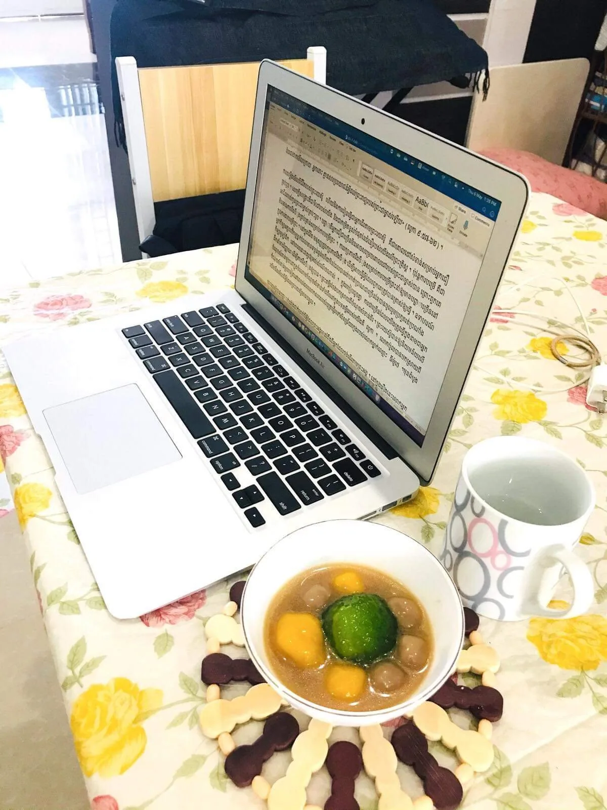 Naleng Real - working from home