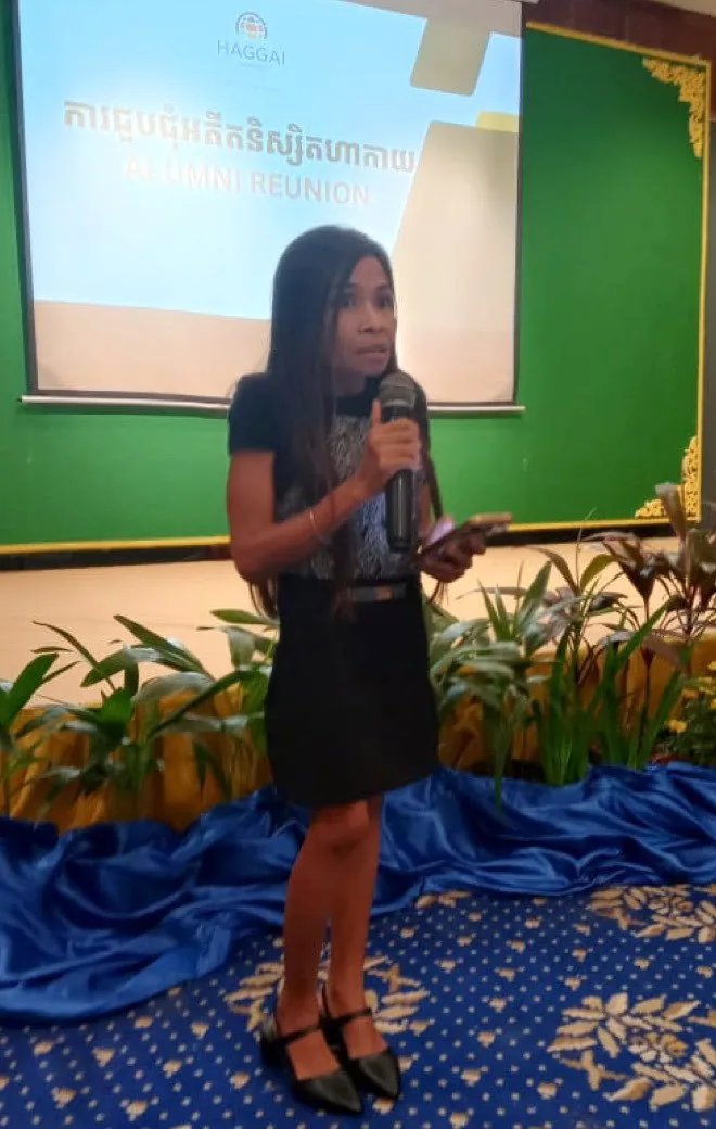 Naleng Real at the Haggai Alumni Reunion in 2024